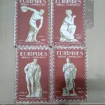 lote 4 libros EURIPIDES OBRAS COMPLETAS dibujo cubierta RIGOBERTO SOLER