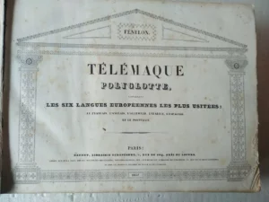 TELEMAQUE POLYGLOTTE CONTENANT LES SIX LANGUES europeennes mes usitées