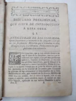 DICCIONARIO O SUMA DE LOS CONCILIOS tomo I, sin portada