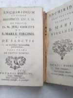 ENCHIRIDIUM BENEDICTO XIV B. MARIAE VIRGINIS tomo 1º y 2º