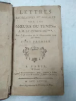 LETTRES RECREATIVES ET MORALES SUR LES MOEURS DU TEMPS tomo 1º y 2º