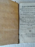 LAS GEORGICAS DE PUBLIO VIRGILIO MARON tomo II