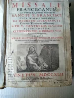 MISSALE FRANCISCANUM ex decreto sacrossancti S PII V