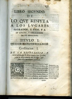 CONSTITUCIONES SINODALES DEL ARÇOBISPADO DE ZARAGOÇA, 20 DE OCTUBRE DE 1697