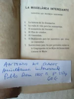 LA MISCELANEA INTERESANTE falta portada