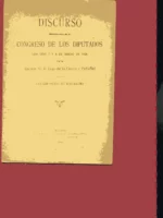 DISCURSO PRONUNCIADO EN EL CONGRESO DE LOS DIPUTADOS 7 Y 8 ENERO DE 1920 SOBRE EL ESTADO SOCIAL DE BARCELONA