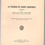 LA VALENCIA DE JOANOT MARTORELL