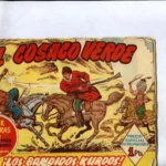 COSACO VERDE .GUION V.MORA 1 al nº 40, tebeos pegados por el lomo, INCOMPLETA