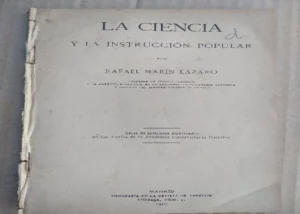 LA CIENCIA Y LA INSTRUCCIÓN POPULAR