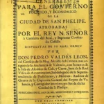 ORDENANZAS GENERALES PARA EL GOBIERNO POLITICO Y ECONOMICO DE LA CIUDAD DE San PHELIPE... (Xativa) facsimil de la de 1750 de Estevan Dolz