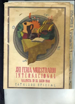 XXII FERIA MUESTRARIO INTERNACIONAL, VALENCIA 10-25 MAYO 1944