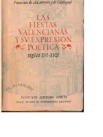 LAS FIESTAS VALENCIANAS Y SU EXPRESION POETICA
