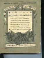 DICCIONARIO BIBLIOGRAFICO DE LA GUERRA DE INDEPENDENCIA ESPAÑOLA 1808-1814, referencias y notas comentadas de obras impresas, manuscritos de autores nacionales y extrajeros...