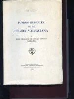 FONDOS MUSICALES DE LA REGION VALENCIANA,II. REAL COLEGIO DE CORPUS CHRISTI PATRIARCA