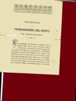 MEMORIA DE LA SOCIEDAD DE TRABAJADORES DEL CAMPO DE MASANASA