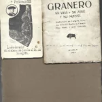 GRANERO, SU VIDA, SU ARTE, SU MUERTE fot en el texto de CAMPUA, SERRANO, ALFONSO, BARBERA + postal onomastica muerte Granero 7 mayo 1922