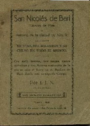 SAN NICOLAS DE BARI OBISPO DE MIRA Y PATRONO DE ALICANTE