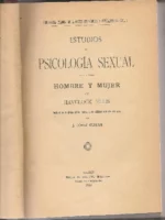 ESTUDIOS DE PSICOLOGIA SEXUAL HOMBRE Y MUJER. TRAD J.LOPEZ OLIVAN