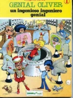 2 COMICS: JIJÉ y PHILIP- Jerry Spring, la chica del cañón, JACQUES DEVOS.genial Oliver un ingenioso ingeniero