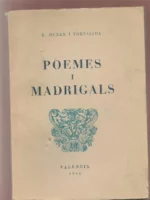 POEMES I MADRIGALS