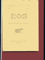 EOS revista española de entomologia, tomo III, cuaderno 1º los Allotarius Grlls Dirhinini orientali Lelapinos Carabidae