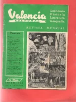 VALENCIA CULTURAL IX, X, XI, XIII, XIV, XV, XVI, XIX, XX, XXI, XXII, XXIII, XXVI, XXXIII-XXXIV y XLV-XLVI- 18 numeros en 16 revistas