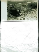 FOTOGRAFIA ORIGINAL ADZANETA DE ALBAIDA puente sobre el rio Albaida, fotografo GROLLO,CASA LUISA, 8,5 x 14 cm., prox 1930