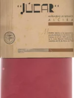 JUCAR, MUTUALIDAD DE SEGUROS, MEMORIA RELATIVA A OPERACIONES SOBRE ACCIDENTES DE TRABAJO 1947..APROBADA JUNTA GENERAL 28 MARZO 1948