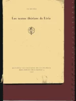 LOS TEXTOS IBERICOS DE LIRIA