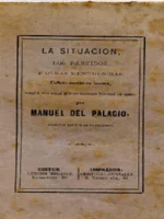 LA SITUACION, LOS PARTIDOS Y OTRAS MENUDENCIAS folleto escrito en broma porque hay cosas que no merecen tomarse en serio (humor politico)