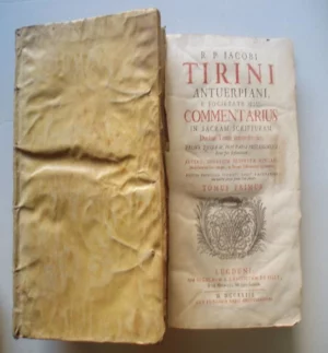 ANTUERPIANI E SOCIETATE JESU COMMENTARIUS IN SACRAM SCRIPTURAM, DUOBUS TOMIS COMPREHENSUS PRIMO QUIDEM, POST VARIA PROLEGOMENA, VETUS SERE TESTAMENTUM : ALTERO, DUODECIM PROPHETAE MINORES, MACHABAEORUM LIBER UTERQUE, AC NOVUM TESTAMENTUM EXPLANANTUR.