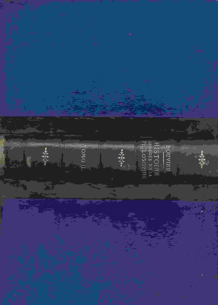 HISTOIRE ABREGEE DE LA PHILOSOPHIE a l´usage des seminaires et es colleges, 2 vols