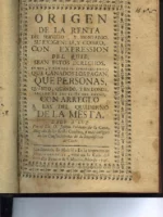 ORIGEN DE LA RENTA DEL SERVICIO, Y MONTAZGO DE LA MESTA SU EXIGENCIA Y COBRO, CON EXPRESION DEL QUID, SEAN ESTOS DERECHOS EN QUÉ Y POR QUE SE ESTABLECIERON, QUE GANADOS LOS PAGAN, QUE PERSONAS.. CON ARREGLO A LAS DEL CUADERNO DE LA MESTA