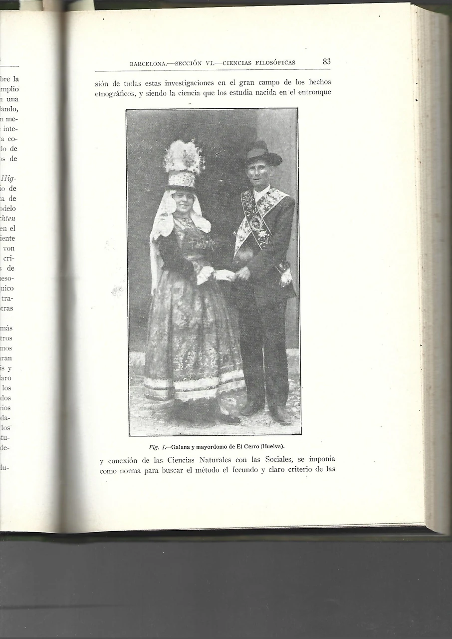 asociación española para el progreso de la ciencias,12º CONGRESO Barcelona mayo 1929, Tomo VIII. Sección VI. Ciencias Históricas, Filosóficas y Filológicas