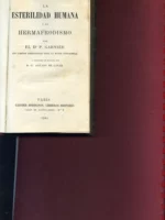 LA ESTERILIDAD HUMANA Y EL HERMAFRODISMO. TRAD D-G AGUADO DE LOZAR