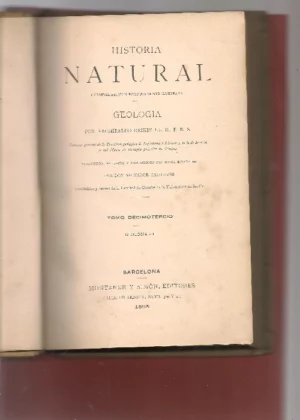 HISTORIA NATURAL tomo 13º GEOLOGIA