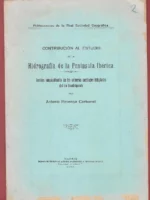 Contribución al estudio de la hidrografía de la Península Ibérica. Perfiles longitudinales del río GUADALQUIVIR y de sus principales afluentes.