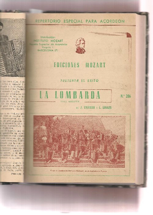 EL ACORDEONISTA revista española de orientacion mundial acordeonista, año I completo 1952