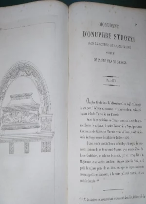 MONUMENTS SEPULCRAUX DE LA TOSCANE dessinés par Vt. Gozzini et gravés par Ie. Scotto. -