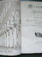 MONUMENTS SEPULCRAUX DE LA TOSCANE dessinés par Vt. Gozzini et gravés par Ie. Scotto. -