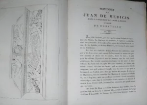 MONUMENTS SEPULCRAUX DE LA TOSCANE dessinés par Vt. Gozzini et gravés par Ie. Scotto. -
