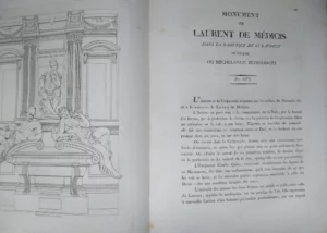 MONUMENTS SEPULCRAUX DE LA TOSCANE dessinés par Vt. Gozzini et gravés par Ie. Scotto. -