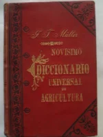NOVISIMO DICCIONARIO UNIVERSAL DE AGRICULTURA. 3 Tomos completa abundantes grabados en el texto, algunos a toda página