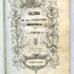 GALERIA DE LA LITERATURA ESPAÑOLA