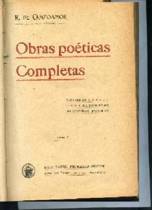 OBRAS POETICAS COMPLETAS con 21 laminas litograficas en cada vol.