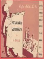 VOCABULARIO GASTRONOMICO EN 8 IDIOMAS, VIAJES MELIÁ
