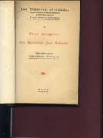 OBRAS ESCOGIDAS DE DON BARTOLOME JOSE GALLARDO, prol, ed y notas de PEDRO SAINZ Y RODRIGUEZ