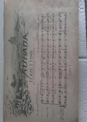 ALBUM MUSICAL DE COMPOSITORES MALLORQUINES (B.TORRES: cantos populares de Mallorca,canço del Batrer,canço del Trescolá, A.NOGUERA :la Balauguera ,M.FORTELL :Aubada, M.MARQUES:Fatima, MARIA SABATER: patria A.TORRENS:hoja para un album, ROSA MESTRE: la se