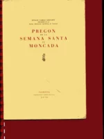 PREGON DE LA SEMANA SANTA DE MONCADA