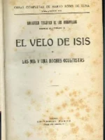 EL VELO DE ISIS O LAS MIL Y UNA NOCHES OCULTISTAS
